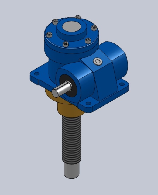 HK100T Ⅱ结构蜗轮丝杆升降机[HK100T-8-2-B-Ⅰ-300-X-A]缩略图